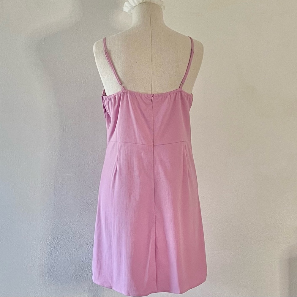 size L - bubblegum pink mini bow dress - Picture 8 of 9
